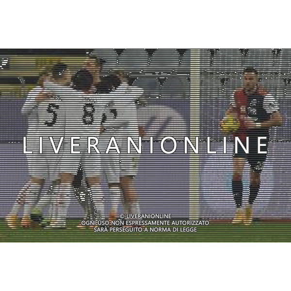 18-01-2021-CAGLIARI CALCIO-A.C. MILAN. CAMPIONATO CALCIO ITALIANO SERIE A 2020/2021. ITALIA, SARDEGNA, CAGLIARI, STADIO SARDEGNA ARENA. SALVATORE MOI/ALDO LIVERANI SAS NELLA FOTO: ESULTANZA DOPO IL GOL SU RIGORE DI ZLATAN IBRAHIMOVIC 0-1 ©SALVATORE MOI /AGENZIA ALDO LIVERANI SAS