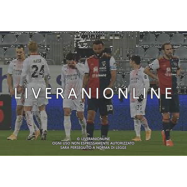 18-01-2021-CAGLIARI CALCIO-A.C. MILAN. CAMPIONATO CALCIO ITALIANO SERIE A 2020/2021. ITALIA, SARDEGNA, CAGLIARI, STADIO SARDEGNA ARENA. SALVATORE MOI/ALDO LIVERANI SAS NELLA FOTO: ESULTANZA DOPO IL GOL SU RIGORE DI ZLATAN IBRAHIMOVIC 0-1 ©SALVATORE MOI /AGENZIA ALDO LIVERANI SAS