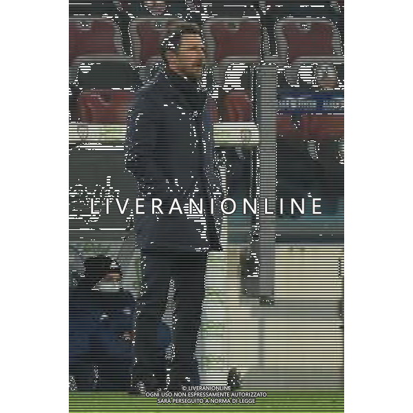 18-01-2021-CAGLIARI CALCIO-A.C. MILAN. CAMPIONATO CALCIO ITALIANO SERIE A 2020/2021. ITALIA, SARDEGNA, CAGLIARI, STADIO SARDEGNA ARENA. SALVATORE MOI/ALDO LIVERANI SAS NELLA FOTO: EUSEBIO DI FRANCESCO ALLENATORE CAGLIARI. ©SALVATORE MOI /AGENZIA ALDO LIVERANI SAS