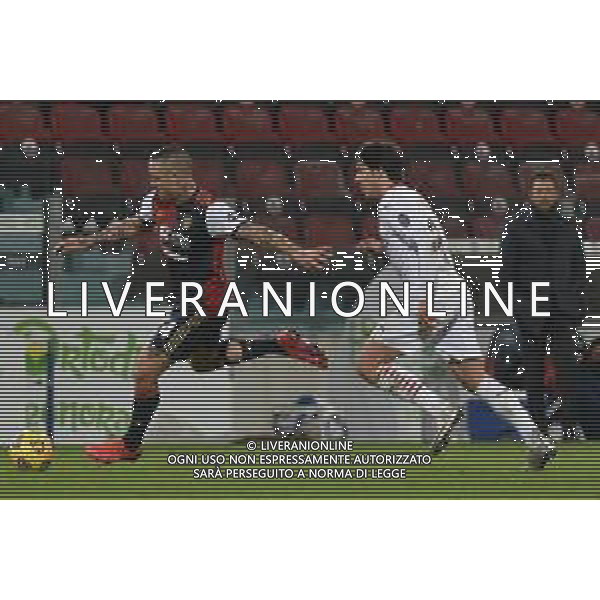 18-01-2021-CAGLIARI CALCIO-A.C. MILAN. CAMPIONATO CALCIO ITALIANO SERIE A 2020/2021. ITALIA, SARDEGNA, CAGLIARI, STADIO SARDEGNA ARENA. SALVATORE MOI/ALDO LIVERANI SAS NELLA FOTO: RADJA NAINGGOLAN CAGLIARI, SANDRO TONALI MILAN ©SALVATORE MOI /AGENZIA ALDO LIVERANI SAS