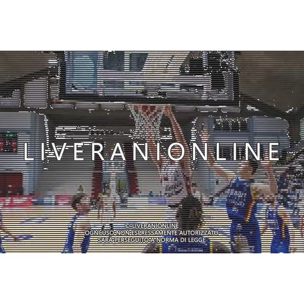 Matteo Casoni/LM - Vanoli Cremona vs A|X Armani Exchange Milano - Italian Basketball A Serie Championship 2020/2021 19 January 2021 - Palazzetto dello Sport Mario Radi, cremona, Italy Photo showing: Kaleb Tarczewski (A|X Armani Exchange Milano) in action @LM/Matteo Casoni/ AGENZIA ALDO LIVERANI SAS