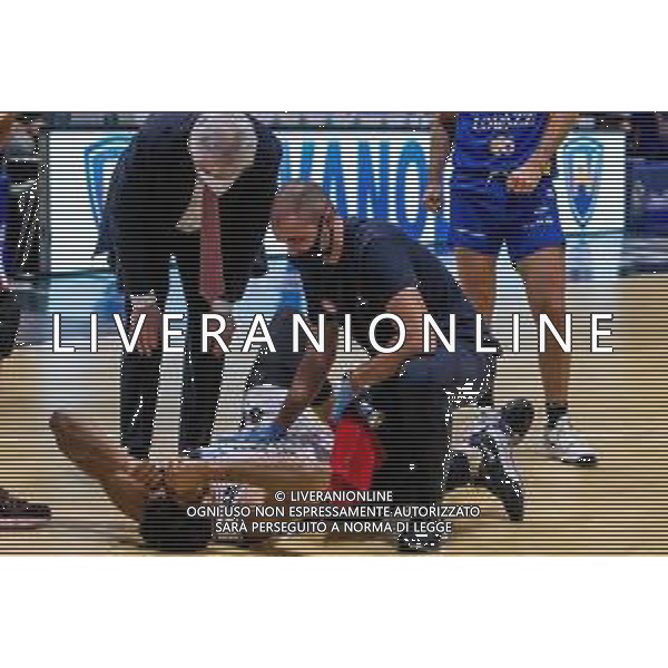 Matteo Casoni/LM - Vanoli Cremona vs A|X Armani Exchange Milano - Italian Basketball A Serie Championship 2020/2021 19 January 2021 - Palazzetto dello Sport Mario Radi, cremona, Italy Photo showing: Jeff Brooks (A|X Armani Exchange Milano) @LM/Matteo Casoni/ AGENZIA ALDO LIVERANI SAS