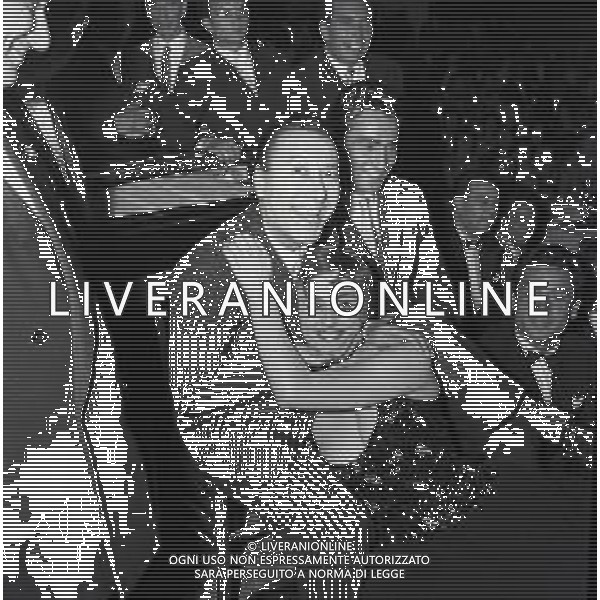 RETROSPETTIVA SANDRA MONDAINI ATTRICE NELLA FOTO SANDRA MONDAINI CON ERMINIO MACARIO A ROMA NELL\'ANNO 1955 AG ALDO LIVERANI SAS
