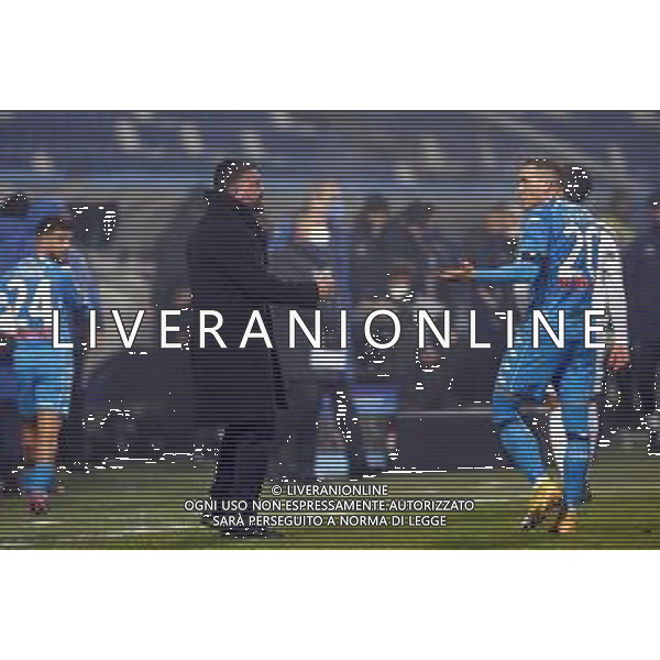 Reggio Emilia 20/01/2021 PS5 Supercoppa Italiana 2020/2021 Juventus vs Napoli - nella foto: Mister Gennaro Gattuso(ssc napoli) Zielinski Piotr(ssc napoli) ©Claudio Zamagni/Agenzia Aldo Liverani during Italian\'s PS5 Super Cup 2020/2021 soccer match between JUVENTUS F.C and S.S.C.NAPOLI at Mapei Stadium in Reggio Emilia on January 20 2021 photo credit by Claudio Zamagni/Aldo Liverani Photo Agency/AGENZIA ALDO LIVERANI SAS