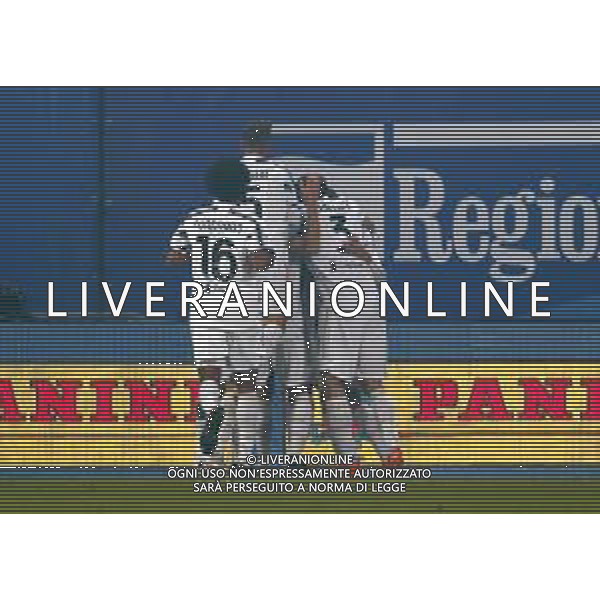 Reggio Emilia 20/01/2021 PS5 Supercoppa Italiana 2020/2021 Juventus vs Napoli - nella foto: Esultanza Juventus dopo il goal di cristiano ronaldo ©Claudio Zamagni/Agenzia Aldo Liverani during Italian\'s PS5 Super Cup 2020/2021 soccer match between JUVENTUS F.C and S.S.C.NAPOLI at Mapei Stadium in Reggio Emilia on January 20 2021 photo credit by Claudio Zamagni/Aldo Liverani Photo Agency/AGENZIA ALDO LIVERANI SAS