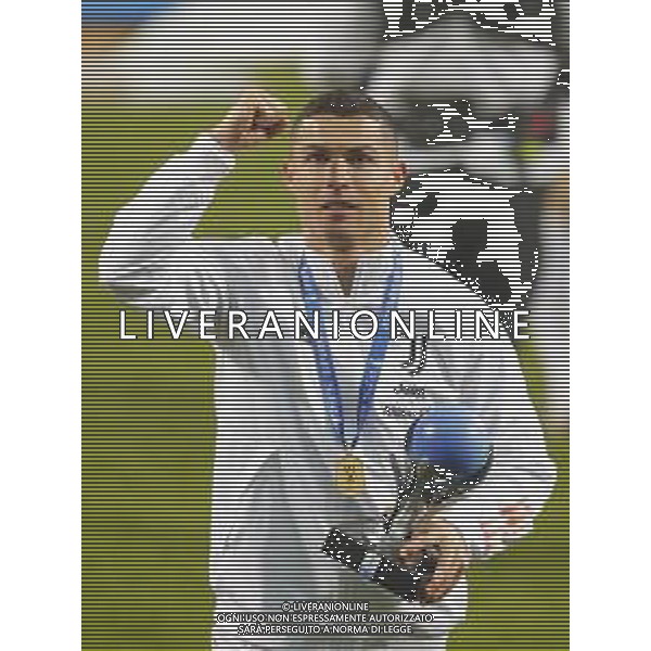 Reggio Emilia 20/01/2021 PS5 Supercoppa Italiana 2020/2021 Juventus vs Napoli - nella foto: Cristiano Ronaldo (Juventus f.c.) ©Claudio Zamagni/Agenzia Aldo Liverani during Italian\'s PS5 Super Cup 2020/2021 soccer match between JUVENTUS F.C and S.S.C.NAPOLI at Mapei Stadium in Reggio Emilia on January 20 2021 photo credit by Claudio Zamagni/Aldo Liverani Photo Agency/AGENZIA ALDO LIVERANI SAS