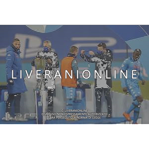 Reggio Emilia 20/01/2021 PS5 Supercoppa Italiana 2020/2021 Juventus vs Napoli - nella foto: delusione Napoli Koulibaly Kalidou(ssc napoli) RRahmani Amir(ssc napoli)a fine gara ©Claudio Zamagni/Agenzia Aldo Liverani delusion of Koulibaly Kalidou(ssc napoli) RRahmani Amir(ssc napoli)a during Italian\'s PS5 Super Cup 2020/2021 soccer match between JUVENTUS F.C and S.S.C.NAPOLI at Mapei Stadium in Reggio Emilia on January 20 2021 photo credit by Claudio Zamagni/Aldo Liverani Photo Agency
