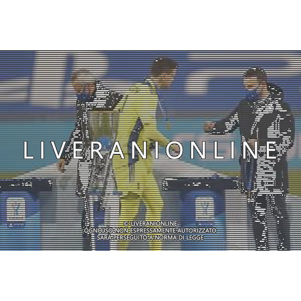 Reggio Emilia 20/01/2021 PS5 Supercoppa Italiana 2020/2021 Juventus vs Napoli - nella foto: Szczesny wojciech (Juventus f.c.) sul podio a fine gara ©Claudio Zamagni/Agenzia Aldo Liverani Szczesny wojciech (Juventus f.c.) at the end of the matchduring Italian\'s PS5 Super Cup 2020/2021 soccer match between JUVENTUS F.C and S.S.C.NAPOLI at Mapei Stadium in Reggio Emilia on January 20 2021 photo credit by Claudio Zamagni/Aldo Liverani Photo Agency