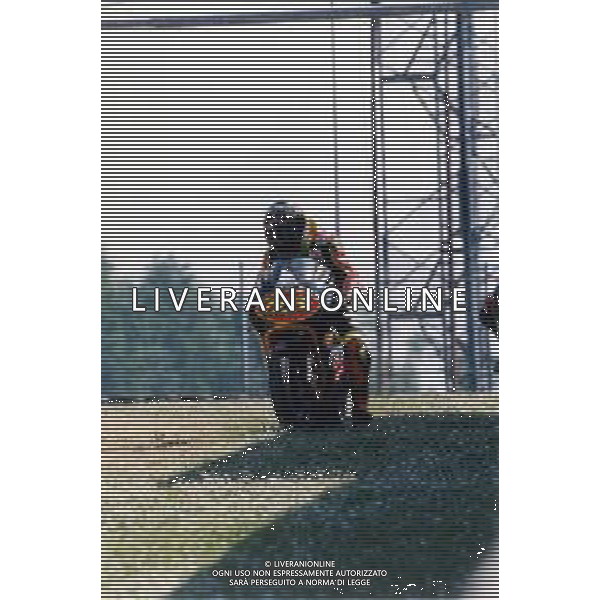 LORIS CAPIROSSI PILOTA MOTOCICLISTICO CON L\'APRILIA RS 250 NEL 1998 ©Danilo Recalcati/Controluce/ARCHIVIO AG. ALDO LIVERANI SAS