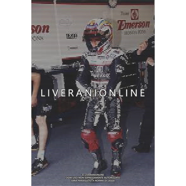 LORIS CAPIROSSI PILOTA MOTOCICLISTICO CON LA Emerson HONDA PONS 500 NEL 2000 ©Danilo Recalcati/Controluce/ARCHIVIO AG. ALDO LIVERANI SAS