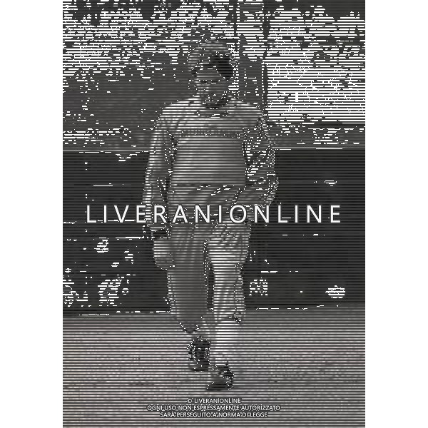 1990 MILANELLO-ALLENAMENTO MILAN NELLA FOTO FRANCO BARESI AG ALDO LIVERANI SAS
