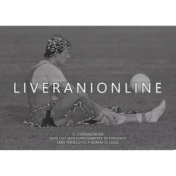 1985-1986 MILANELLO ALLENAMENTO MILAN NELLA FOTO FRANCO BARESI AG ALDO LIVERANI SAS