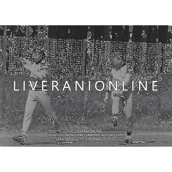 1986-1987 APPIANO GENTILE ALLENAMENTO INTER NELLA FOTO KARL HEINZE RUMMENIGGE E ANDREA MANDORLINI AG ALDO LIVERANI SAS
