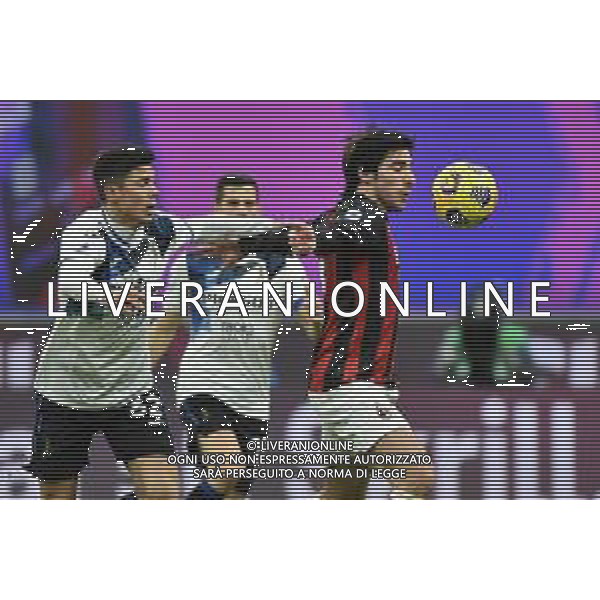 Matteo Pessina (Atalanta) e Sandro Tonali (Milan) Milan vs Atalanta Campionato Serie A TIM - 19a giornata Milano 23-01-2021 Stadio Giuseppe Meazza - San Siro foto Roberto Garavaglia/ag. Aldo Liverani sas /AGENZIA ALDO LIVERANI SAS