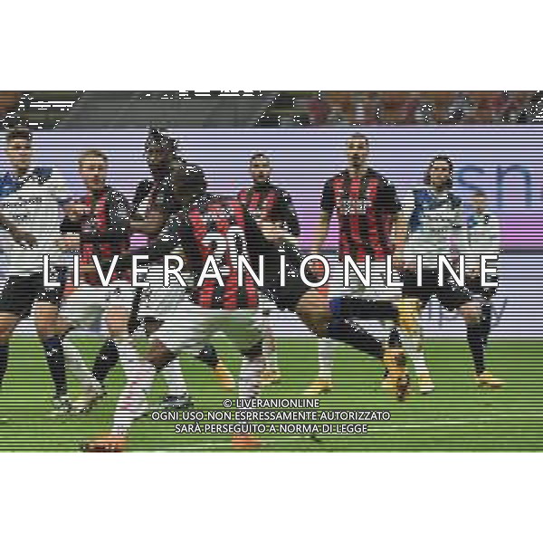 Cristian Romero (Atalanta) segna il gol dell’1 a 0 Milan vs Atalanta Campionato Serie A TIM - 19a giornata Milano 23-01-2021 Stadio Giuseppe Meazza - San Siro foto Roberto Garavaglia/ag. Aldo Liverani sas /AGENZIA ALDO LIVERANI SAS