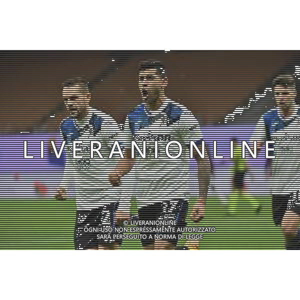 Cristian Romero (Atalanta) esulta dopo il gol dell\'1 a 0 Milan vs Atalanta Campionato Serie A TIM - 19a giornata Milano 23-01-2021 Stadio Giuseppe Meazza - San Siro foto Roberto Garavaglia/ag. Aldo Liverani sas /AGENZIA ALDO LIVERANI SAS