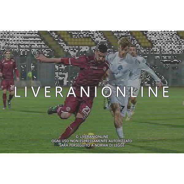 Fabio Fagiolini/LM - Livorno vs Albinoleffe - Italian football Serie C match 2020/2021 23 January 2021 - Armando Picchi stadium, livorno, Italy Photo showing: Andrea Bussaglia (Livorno) and Giacomo Tommaselli (Albinoleffe) @LM/Fabio Fagiolini/AGENZIA ALDO LIVERANI SAS