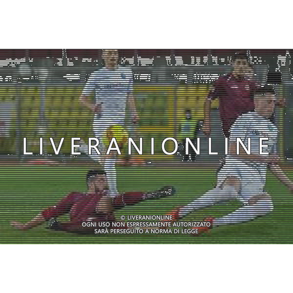Fabio Fagiolini/LM - Livorno vs Albinoleffe - Italian football Serie C match 2020/2021 23 January 2021 - Armando Picchi stadium, livorno, Italy Photo showing: Andrea Bussaglia (Livorno) stopped by Mihai Gusu (Albinoleffe) @LM/Fabio Fagiolini/AGENZIA ALDO LIVERANI SAS