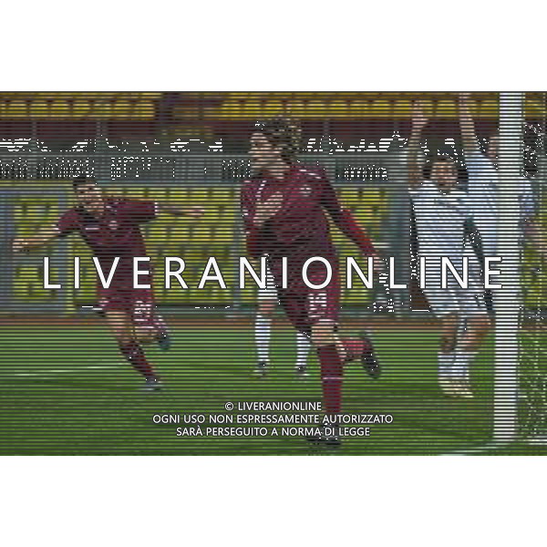 Fabio Fagiolini/LM - Livorno vs Albinoleffe - Italian football Serie C match 2020/2021 23 January 2021 - Armando Picchi stadium, livorno, Italy Photo showing: Gabriele Morelli (Livorno) celebrates after scoring the goal @LM/Fabio Fagiolini/AGENZIA ALDO LIVERANI SAS