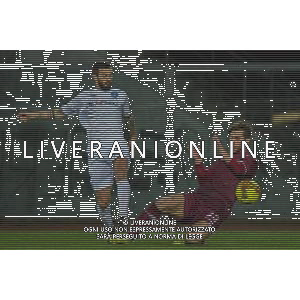 Fabio Fagiolini/LM - Livorno vs Albinoleffe - Italian football Serie C match 2020/2021 23 January 2021 - Armando Picchi stadium, livorno, Italy Photo showing: Gianmarco Gabbianelli (Albinoleffe) and Gianluca Piccoli (Livorno) @LM/Fabio Fagiolini/AGENZIA ALDO LIVERANI SAS