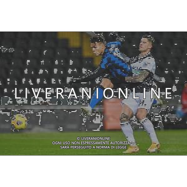Alessio Marini/LM - Udinese Calcio vs FC Internazionale - Italian football Serie A match 2020/2021 23 January 2021 - Friuli - Dacia Arena stadium, udine, Italy Photo showing: shoot of Lautaro Martinez (FC Inter) and Kevin Bonifazi (Udinese Calcio) @LM/Alessio Marini /AGENZIA ALDO LIVERANI SAS
