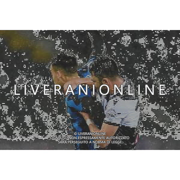 Alessio Marini/LM - Udinese Calcio vs FC Internazionale - Italian football Serie A match 2020/2021 23 January 2021 - Friuli - Dacia Arena stadium, udine, Italy Photo showing: foul of Lautaro Martinez (FC Inter) @LM/Alessio Marini /AGENZIA ALDO LIVERANI SAS