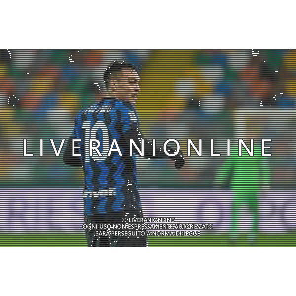 Ettore Griffoni/LM - Udinese Calcio vs FC Internazionale - Italian football Serie A match 2020/2021 23 January 2021 - Friuli - Dacia Arena stadium, udine, Italy Photo showing: Lautaro Martinez of Internazionale reacts @LM/Ettore Griffoni/AGENZIA ALDO LIVERANI SAS
