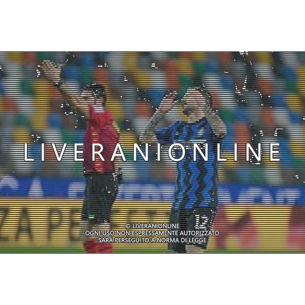 Ettore Griffoni/LM - Udinese Calcio vs FC Internazionale - Italian football Serie A match 2020/2021 23 January 2021 - Friuli - Dacia Arena stadium, udine, Italy Photo showing: Disappointment, frustration of Stefano of Internazionale @LM/Ettore Griffoni/AGENZIA ALDO LIVERANI SAS