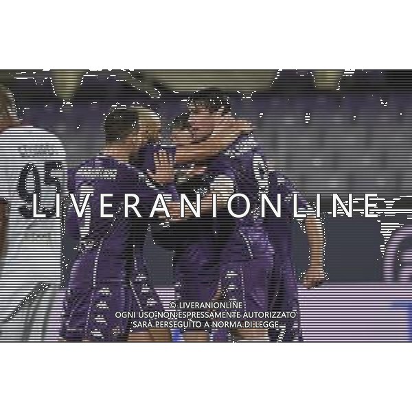 Matteo Papini/LM - ACF Fiorentina vs FC Crotone - Italian football Serie A match 2020/2021 23 January 2021 - Artemio Franchi stadium, florence, Italy Photo showing: Dusan Vlahovic of ACF Fiorentina celebrates after scoring a goal @LM/Matteo Papini/AGENZIA ALDO LIVERANI SAS
