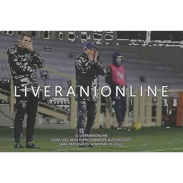 Matteo Papini/LM - ACF Fiorentina vs FC Crotone - Italian football Serie A match 2020/2021 23 January 2021 - Artemio Franchi stadium, florence, Italy Photo showing: Cesare Prandelli manager of ACF Fiorentina Cesare Prandelli manager of ACF Fiorentina gestures Giovanni Stroppa manager of FC Crotone Giovanni Stroppa of FC Crotone gestures @LM/Matteo Papini/AGENZIA ALDO LIVERANI SAS