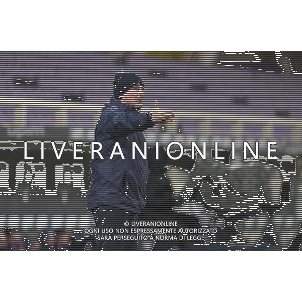 Matteo Papini/LM - ACF Fiorentina vs FC Crotone - Italian football Serie A match 2020/2021 23 January 2021 - Artemio Franchi stadium, florence, Italy Photo showing: Giovanni Stroppa of FC Crotone gestures @LM/Matteo Papini/AGENZIA ALDO LIVERANI SAS