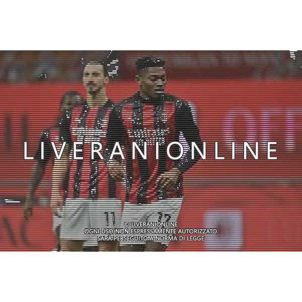 Rafael Leao (Milan) e dietro Zlatan Ibrahimovic (Milan) Milan vs Atalanta Campionato Serie A TIM - 19a giornata Milano 23-01-2021 Stadio Giuseppe Meazza - San Siro foto Roberto Garavaglia/ag. Aldo Liverani sas