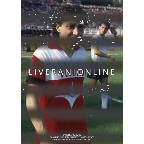 RETROSPETTIVA FRANCO DE FALCO CALCIATORE NELLA FOTO FRANCO DE FALCO CON LA MAGLIA DELLA TRIESTINA AG ALDO LIVERANI SAS