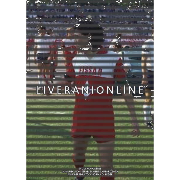 RETROSPETTIVA FRANCO DE FALCO CALCIATORE NELLA FOTO FRANCO DE FALCO CON LA MAGLIA DELLA TRIESTINA AG ALDO LIVERANI SAS
