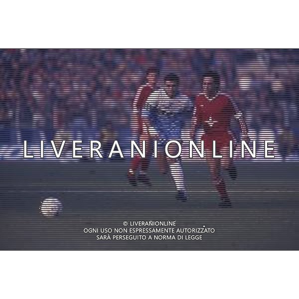 RETROSPETTIVA FRANCO DE FALCO CALCIATORE NELLA FOTO FRANCO DE FALCO CON LA MAGLIA DELLA TRIESTINA AG ALDO LIVERANI SAS
