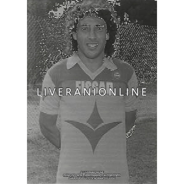 RETROSPETTIVA FRANCO DE FALCO CALCIATORE NELLA FOTO FRANCO DE FALCO CON LA MAGLIA DELLA TRIESTINA AG ALDO LIVERANI SAS