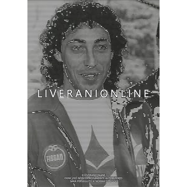 RETROSPETTIVA FRANCO DE FALCO CALCIATORE NELLA FOTO FRANCO DE FALCO CON LA MAGLIA DELLA TRIESTINA AG ALDO LIVERANI SAS