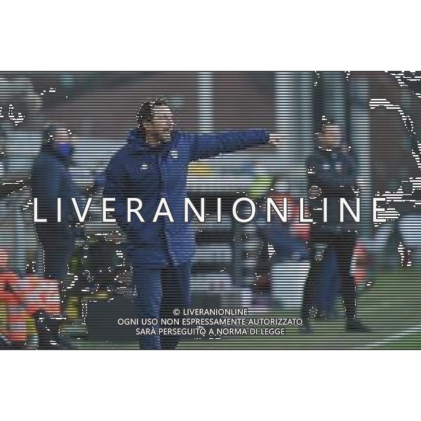 Danilo Vigo/LM - Genoa CFC vs Cagliari Calcio - Italian football Serie A match 2020/2021 24 January 2021 - Luigi Ferraris stadium, Genova, Italy Photo showing: Eusebio Di Francesco (Cagliari) , head coach @LM/Danilo Vigo/AGENZIA ALDO LIVERANI SAS
