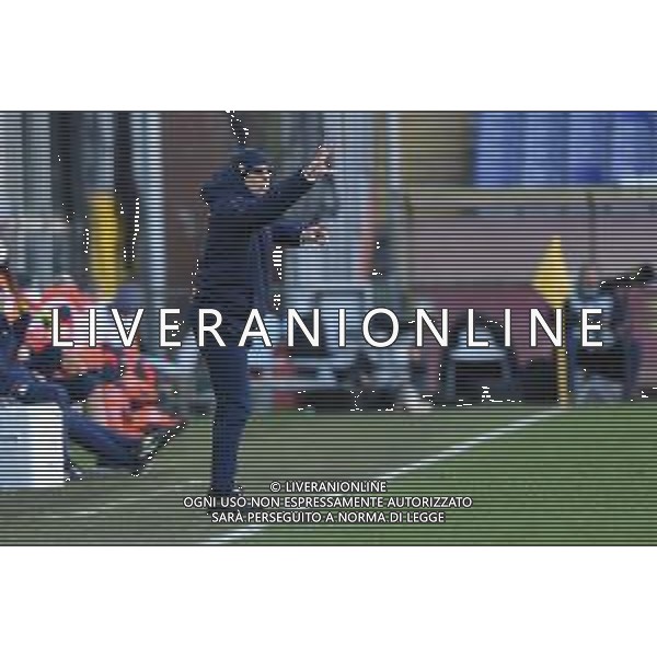 Danilo Vigo/LM - Genoa CFC vs Cagliari Calcio - Italian football Serie A match 2020/2021 24 January 2021 - Luigi Ferraris stadium, Genova, Italy Photo showing: Davide Ballardini (Genoa) , head coach @LM/Danilo Vigo/AGENZIA ALDO LIVERANI SAS