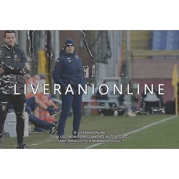 Danilo Vigo/LM - Genoa CFC vs Cagliari Calcio - Italian football Serie A match 2020/2021 24 January 2021 - Luigi Ferraris stadium, Genova, Italy Photo showing: Davide Ballardini (Genoa) , head coach @LM/Danilo Vigo/AGENZIA ALDO LIVERANI SAS