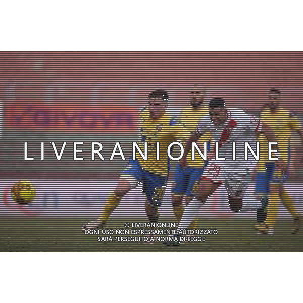 MANTOVA - FERMANA CAMPIONATO CALCIO SERIE C LEGA PRO 24.01.2021 NELLA FOTO DE PASCALIS E CHEDDIRA ©SANTANDREA/AGENZIA ALDO LIVERANI SAS