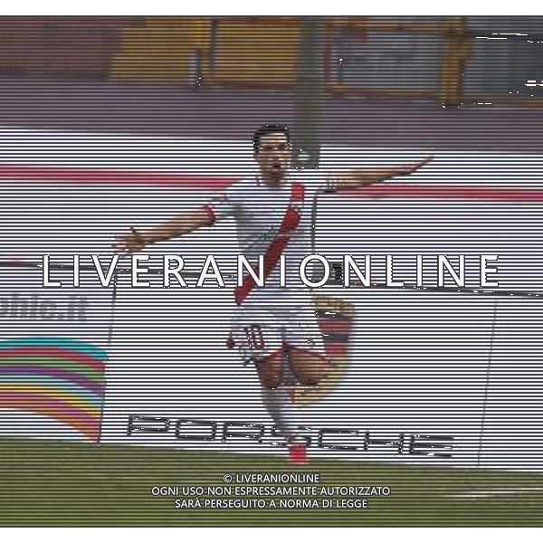 MANTOVA - FERMANA CAMPIONATO CALCIO SERIE C LEGA PRO 24.01.2021 NELLA FOTO ESULTANZA DOPO IL GOL DI GUCCIONE ©SANTANDREA/AGENZIA ALDO LIVERANI SAS