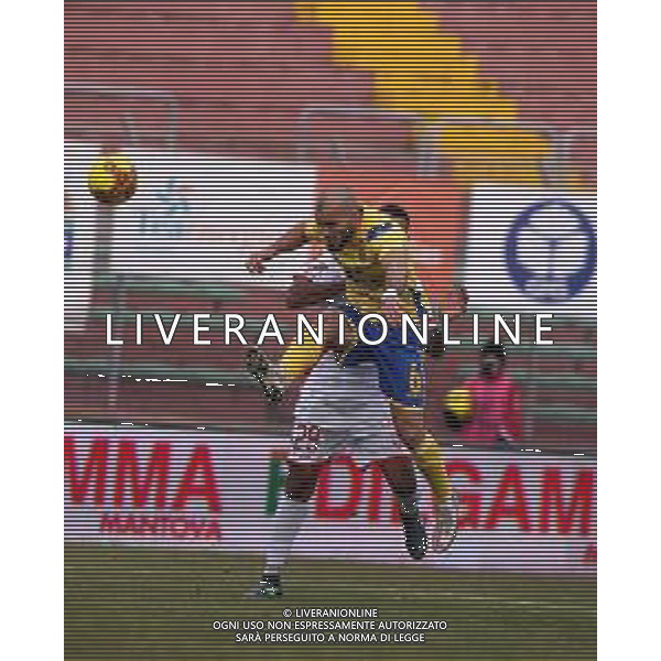 MANTOVA - FERMANA CAMPIONATO CALCIO SERIE C LEGA PRO 24.01.2021 NELLA FOTO MANETTA E CHEDDIRA ©SANTANDREA/AGENZIA ALDO LIVERANI SAS