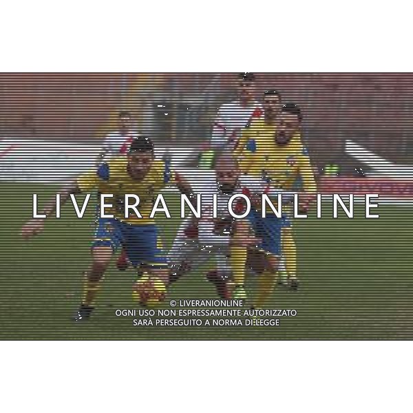 MANTOVA - FERMANA CAMPIONATO CALCIO SERIE C LEGA PRO 24.01.2021 NELLA FOTO URBINATI, GERBAUDO E NEGLIA ©SANTANDREA/AGENZIA ALDO LIVERANI SAS