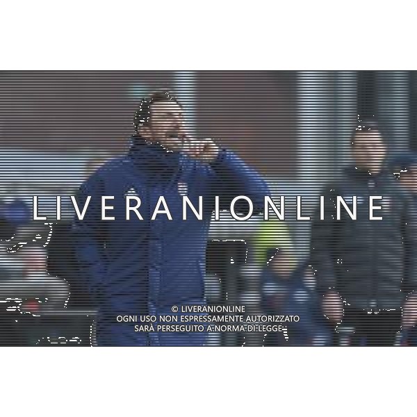 Danilo Vigo/LM - Genoa CFC vs Cagliari Calcio - Italian football Serie A match 2020/2021 24 January 2021 - Luigi Ferraris stadium, Genova, Italy Photo showing: Eusebio Di Francesco (Cagliari) , head coach @LM/Danilo Vigo/AGENZIA ALDO LIVERANI SAS