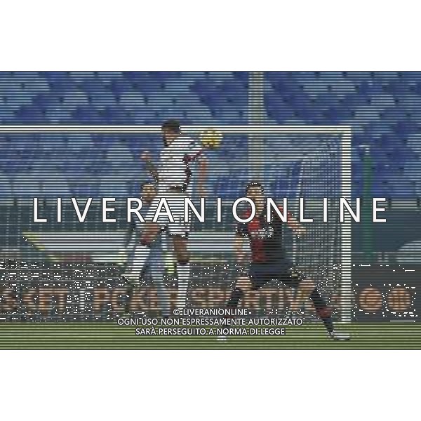 Danilo Vigo/LM - Genoa CFC vs Cagliari Calcio - Italian football Serie A match 2020/2021 24 January 2021 - Luigi Ferraris stadium, Genova, Italy Photo showing: Galv√£o Jo√£o Pedro (Cagliari) , Ivan Radovanovic (Genoa) @LM/Danilo Vigo/AGENZIA ALDO LIVERANI SAS