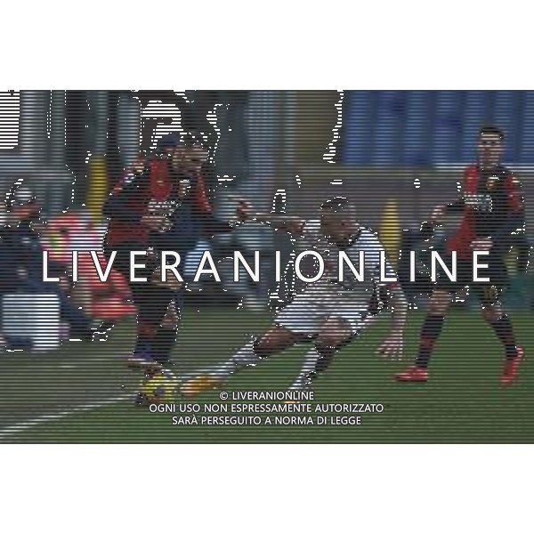 Danilo Vigo/LM - Genoa CFC vs Cagliari Calcio - Italian football Serie A match 2020/2021 24 January 2021 - Luigi Ferraris stadium, Genova, Italy Photo showing: Davide Zappacosta (Genoa), Radja Nainggolan (Cagliari) @LM/Danilo Vigo/AGENZIA ALDO LIVERANI SAS