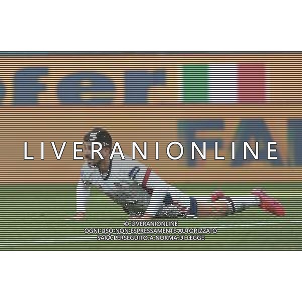 Danilo Vigo/LM - Genoa CFC vs Cagliari Calcio - Italian football Serie A match 2020/2021 24 January 2021 - Luigi Ferraris stadium, Genova, Italy Photo showing: Giovanni Simeone (Cagliari), disappointment @LM/Danilo Vigo/AGENZIA ALDO LIVERANI SAS