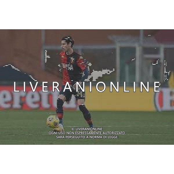 Danilo Vigo/LM - Genoa CFC vs Cagliari Calcio - Italian football Serie A match 2020/2021 24 January 2021 - Luigi Ferraris stadium, Genova, Italy Photo showing: Filippo Melegoni (Genoa) @LM/Danilo Vigo/AGENZIA ALDO LIVERANI SAS