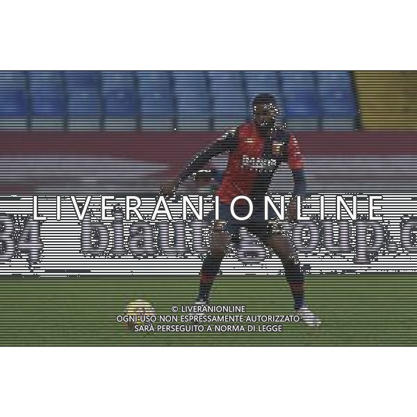 Danilo Vigo/LM - Genoa CFC vs Cagliari Calcio - Italian football Serie A match 2020/2021 24 January 2021 - Luigi Ferraris stadium, Genova, Italy Photo showing: Jerome Onguene (Genoa) @LM/Danilo Vigo/AGENZIA ALDO LIVERANI SAS